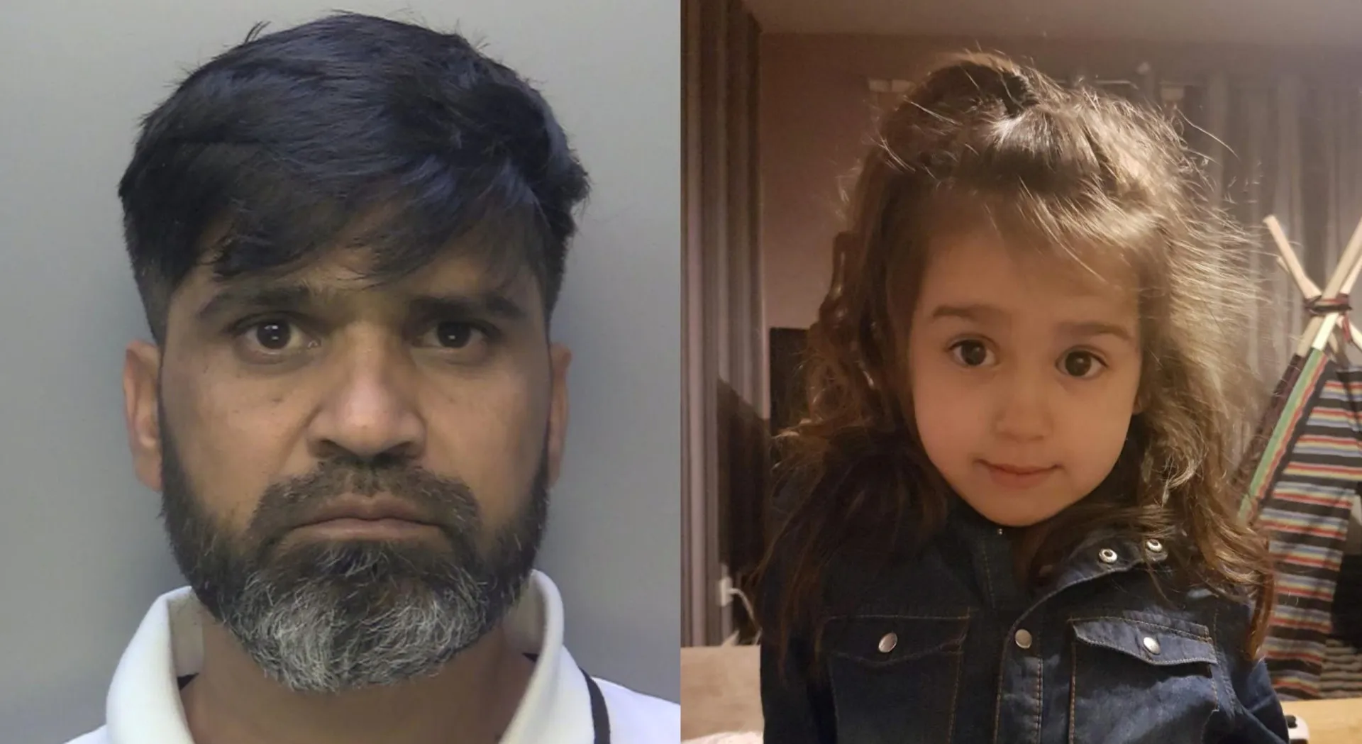 Retrato de Urfan Sharif, homem de meia-idade com barba, olhando para a câmera.