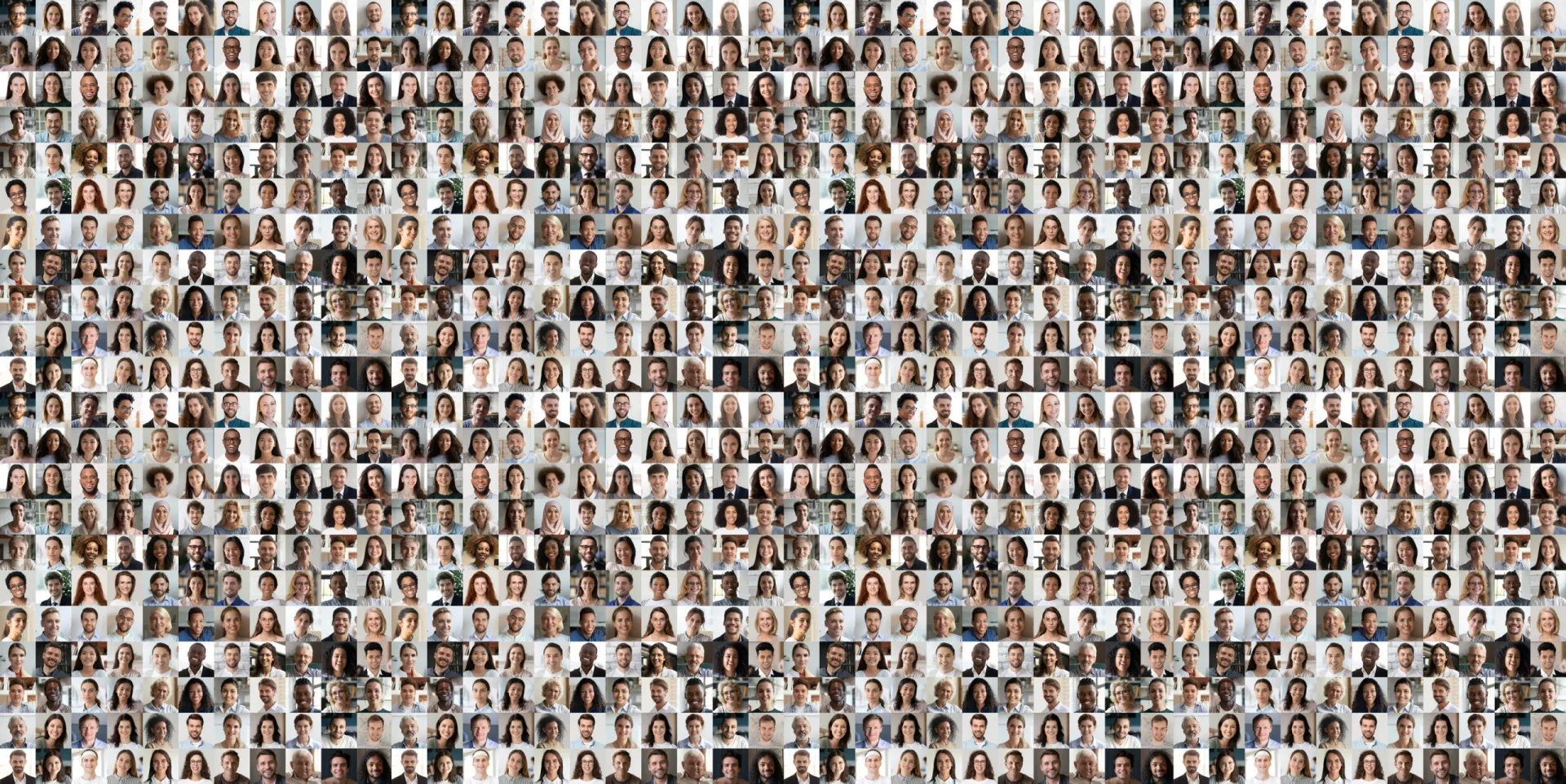 Uma rede de avatares conectados, simbolizando a expansão dos círculos sociais para conhecidos e contatos.