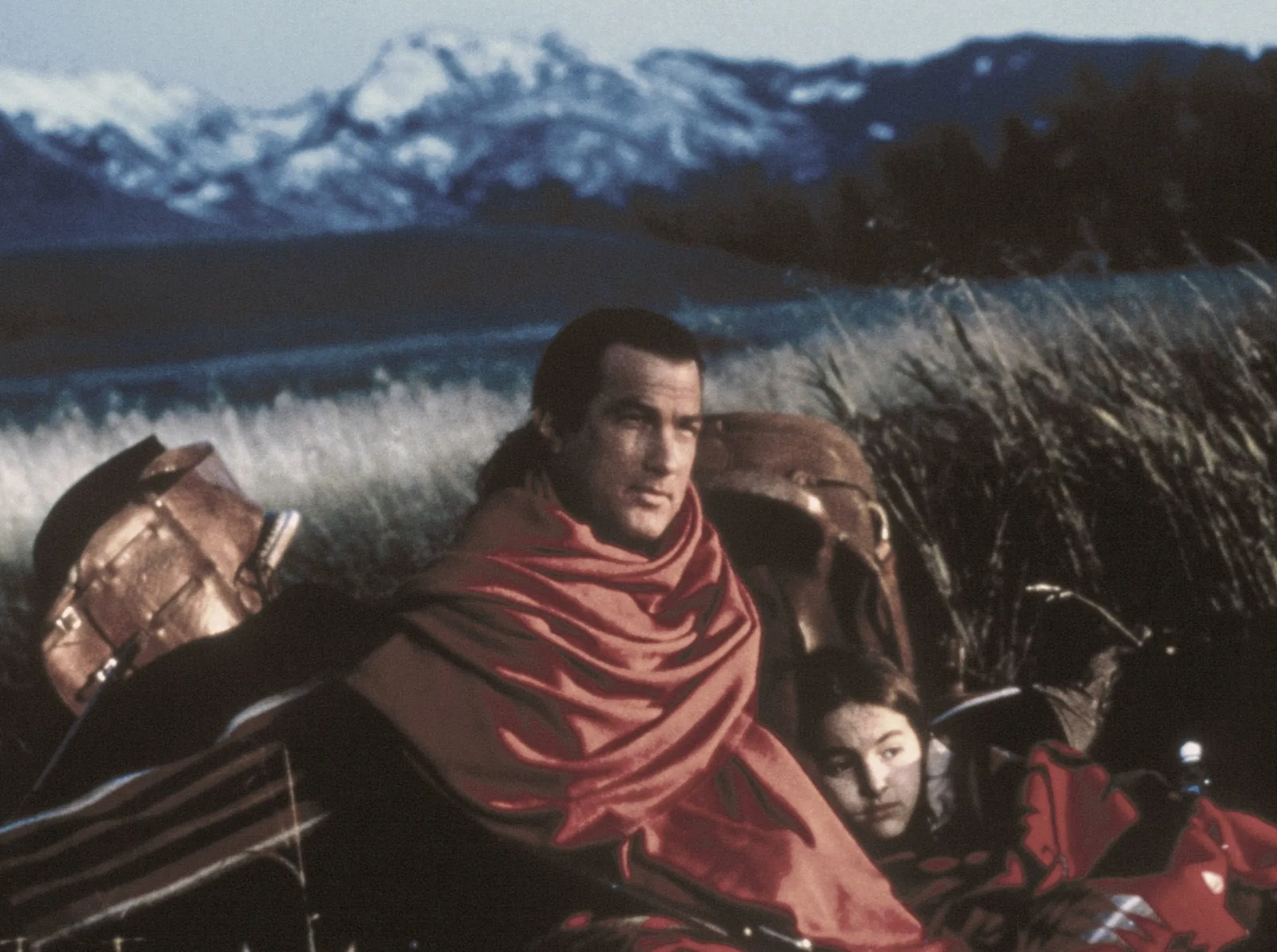 Steven Seagal em cena do filme 'Guerra Biológica', o primeiro a ir direto para o vídeo.