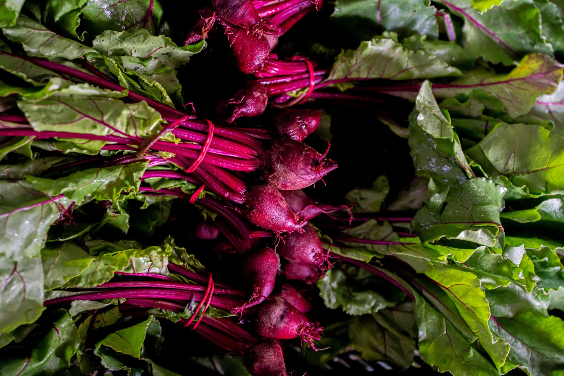 Uma cesta de vegetais frescos como brócolis, beterraba e maçãs, todos ricos em fibras.