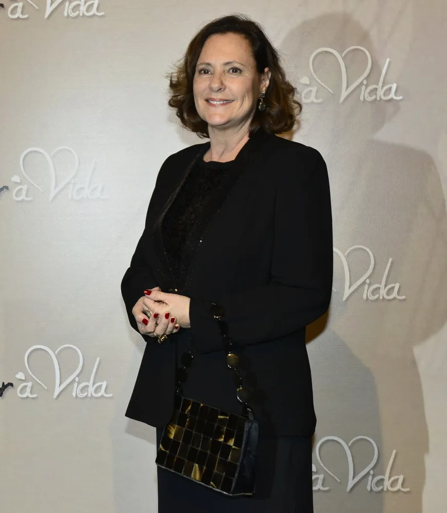 A atriz Elizabeth Savalla e seu marido, o diretor Camilo Áttila.