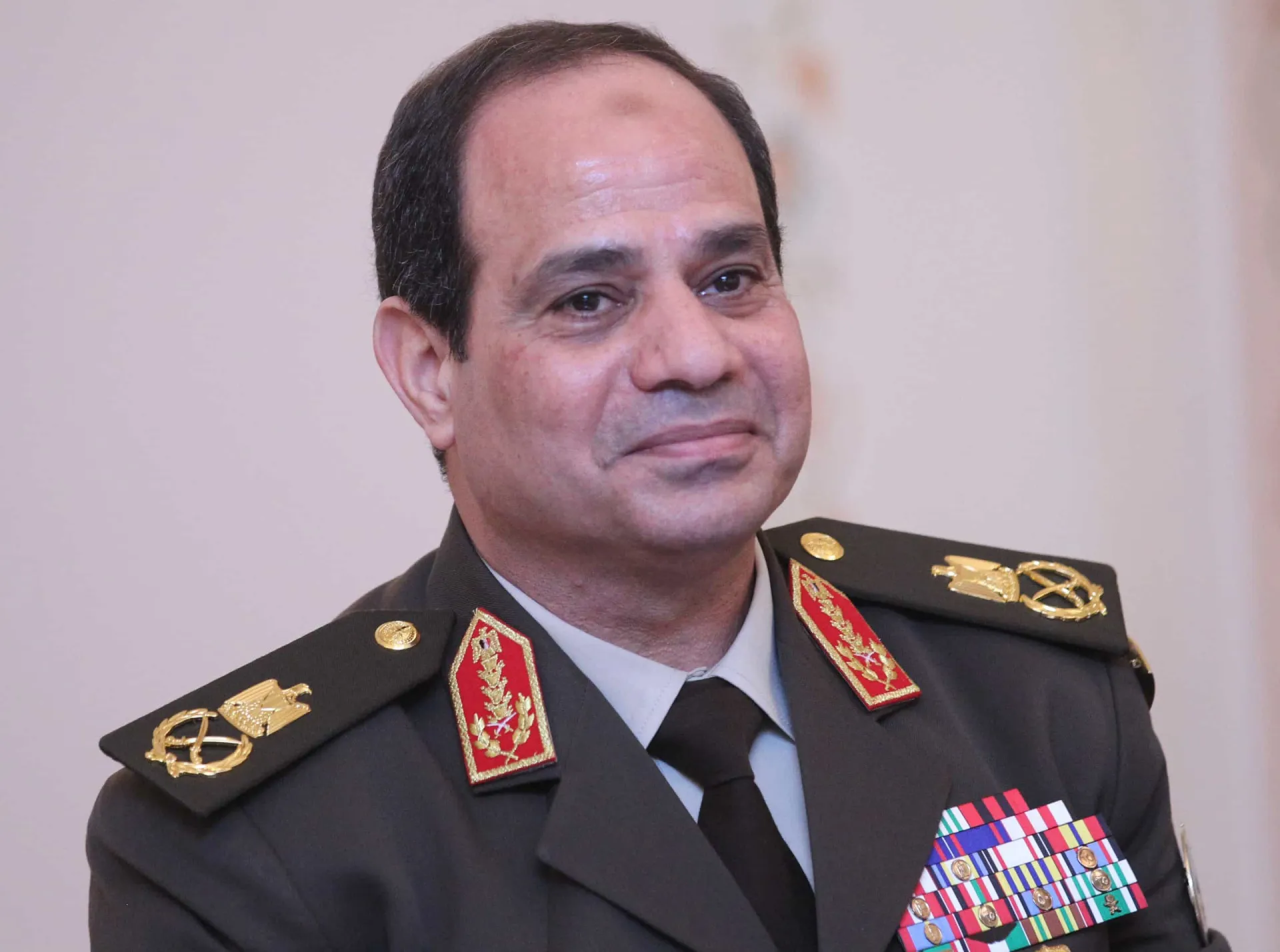Abdel Fattah el-Sisi, presidente do Egito, em um evento oficial.