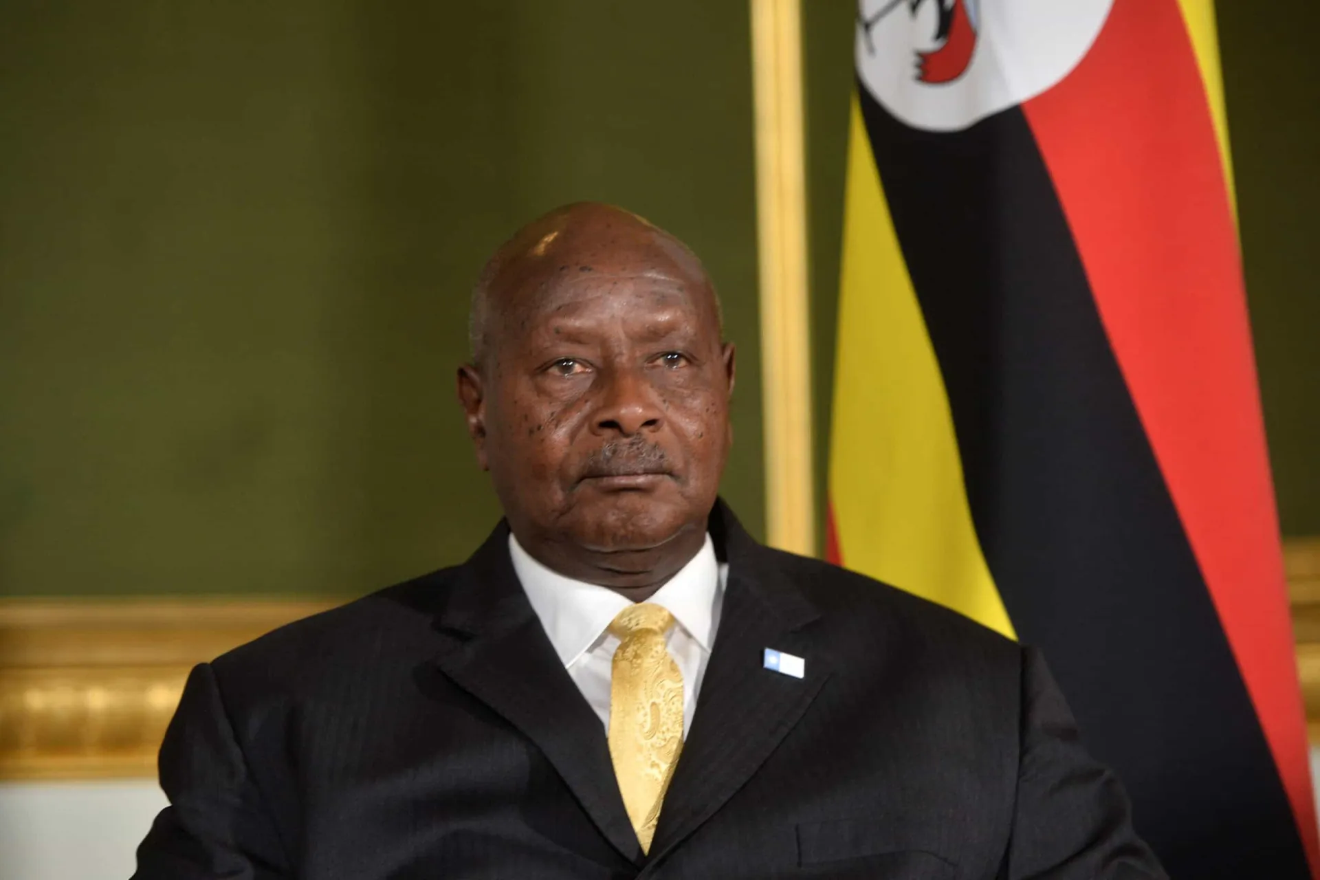 Yoweri Museveni, atual presidente de Uganda.