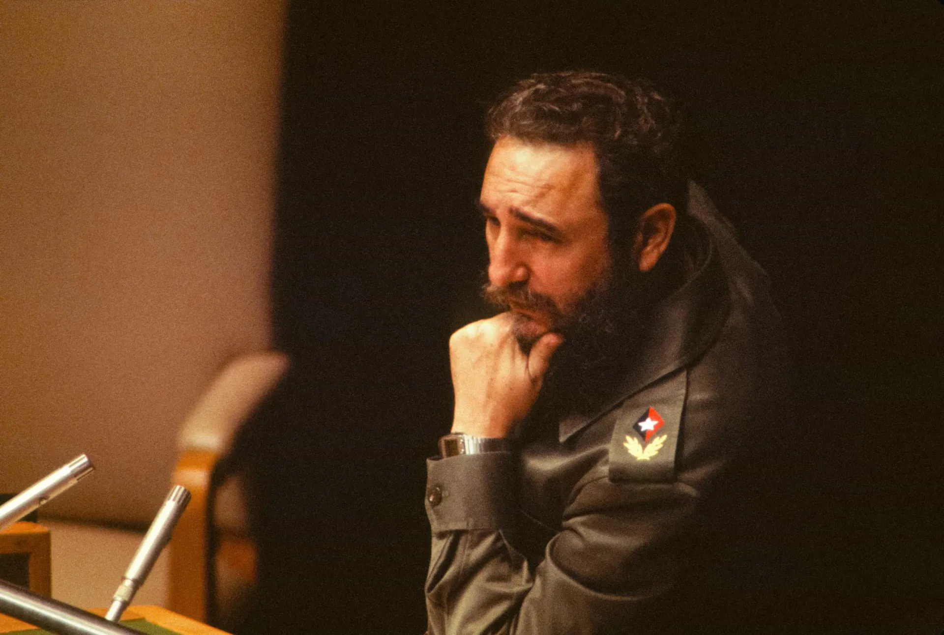 Fidel Castro, líder da Revolução Cubana.