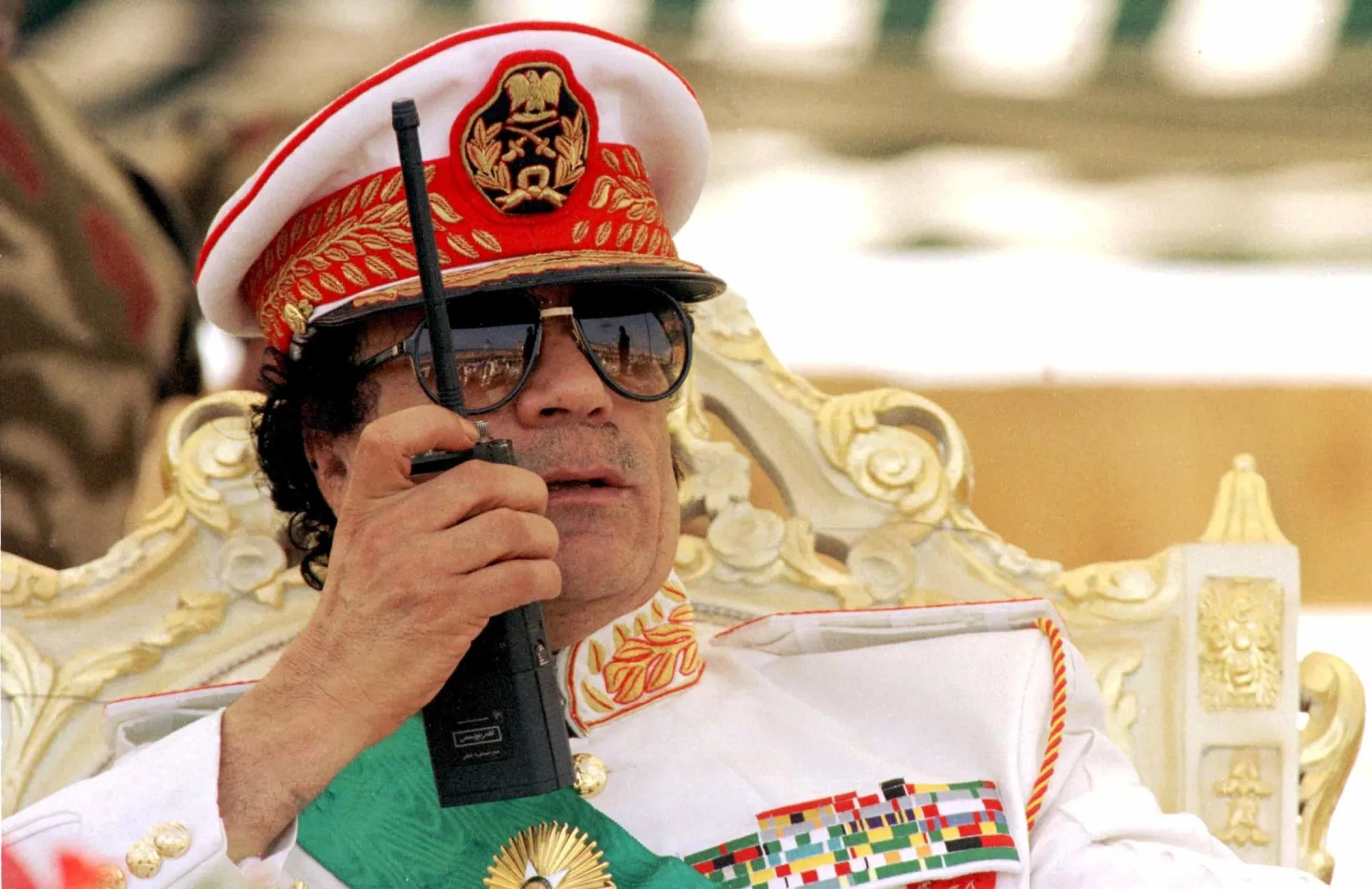 Muammar Gaddafi, líder líbio por 42 anos.