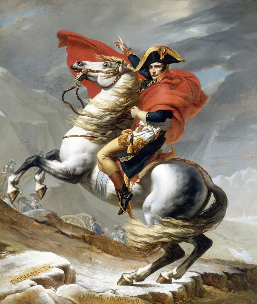 Retrato de Napoleão Bonaparte como Imperador da França.
