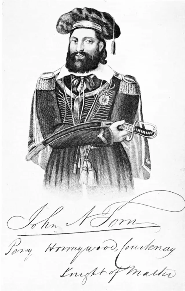 Ilustração de época de John Nichols Thom, que se autoproclamou rei e salvador do mundo.