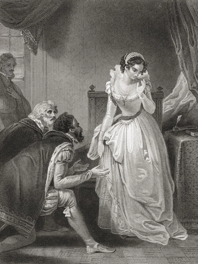 Pintura dramática do leito de morte do Rei Eduardo VI.
