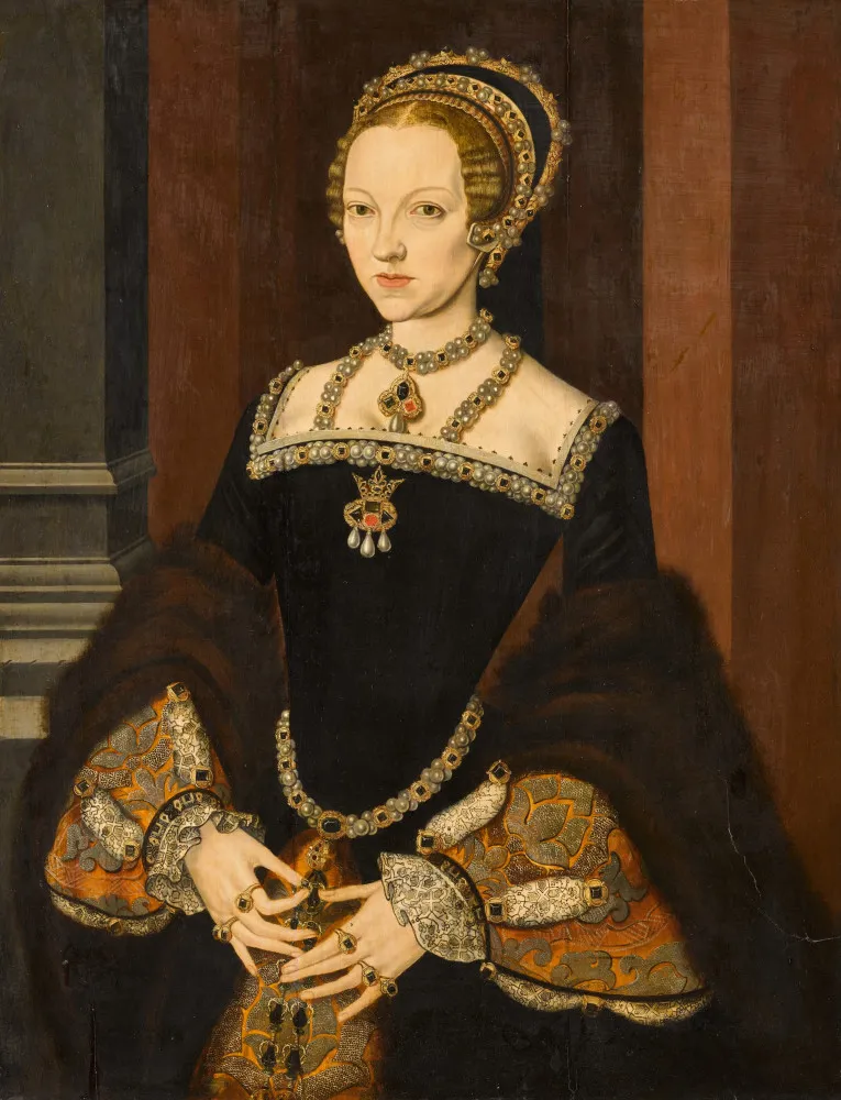 Retrato de Katherine Parr, a última esposa de Henrique VIII.