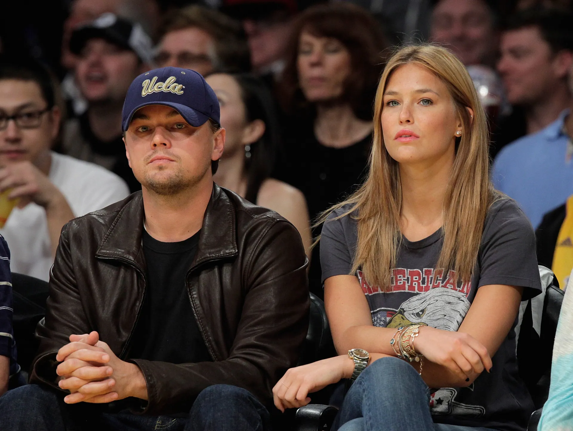 A modelo israelense Bar Refaeli, que namorou DiCaprio por vários anos.