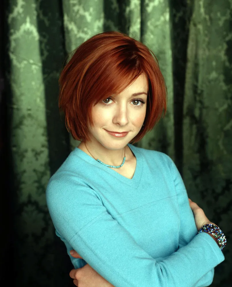 Alyson Hannigan como a personagem Willow Rosenberg na série 'Buffy, a Caça-Vampiros'.