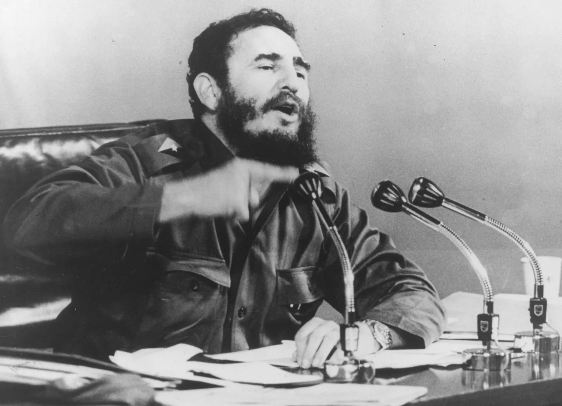 Fidel Castro, o líder cubano que foi alvo de inúmeras e bizarras tentativas de assassinato pela CIA.