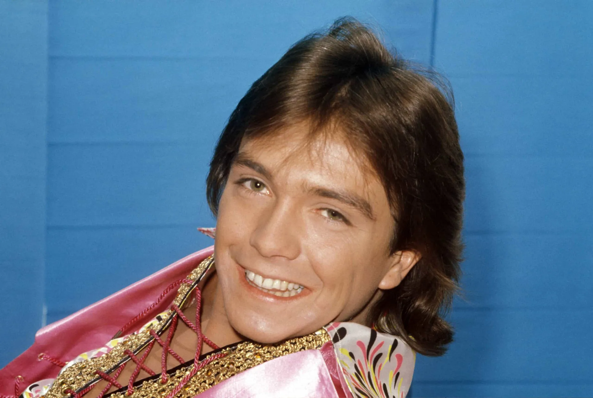 David Cassidy, ídolo dos anos 70, em uma foto de sua juventude.