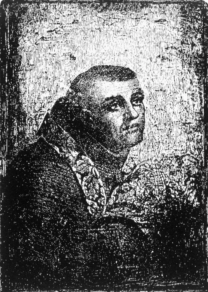 Estátua de Junípero Serra, monge franciscano espanhol.