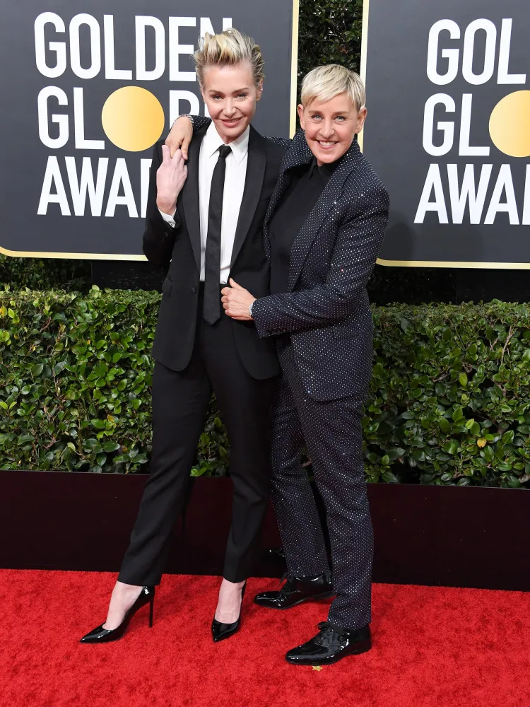 A apresentadora Ellen DeGeneres e a atriz Portia de Rossi, um dos casais mais poderosos de Hollywood.