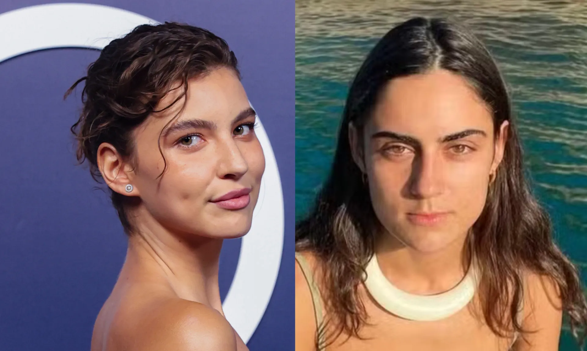 A atriz Alanis Guillen, de 'Pantanal', e sua namorada, a produtora Giovanna Reis.