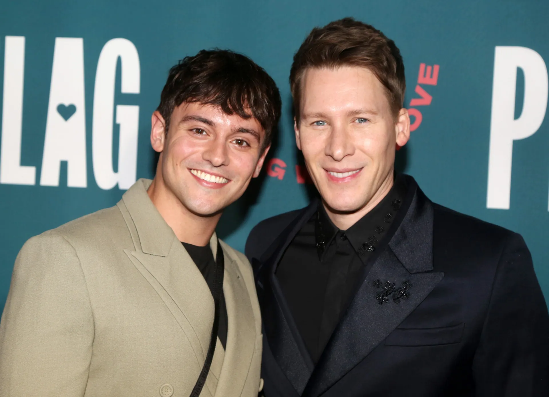 O mergulhador olímpico Tom Daley e seu marido, o diretor vencedor do Oscar, Dustin Lance Black.