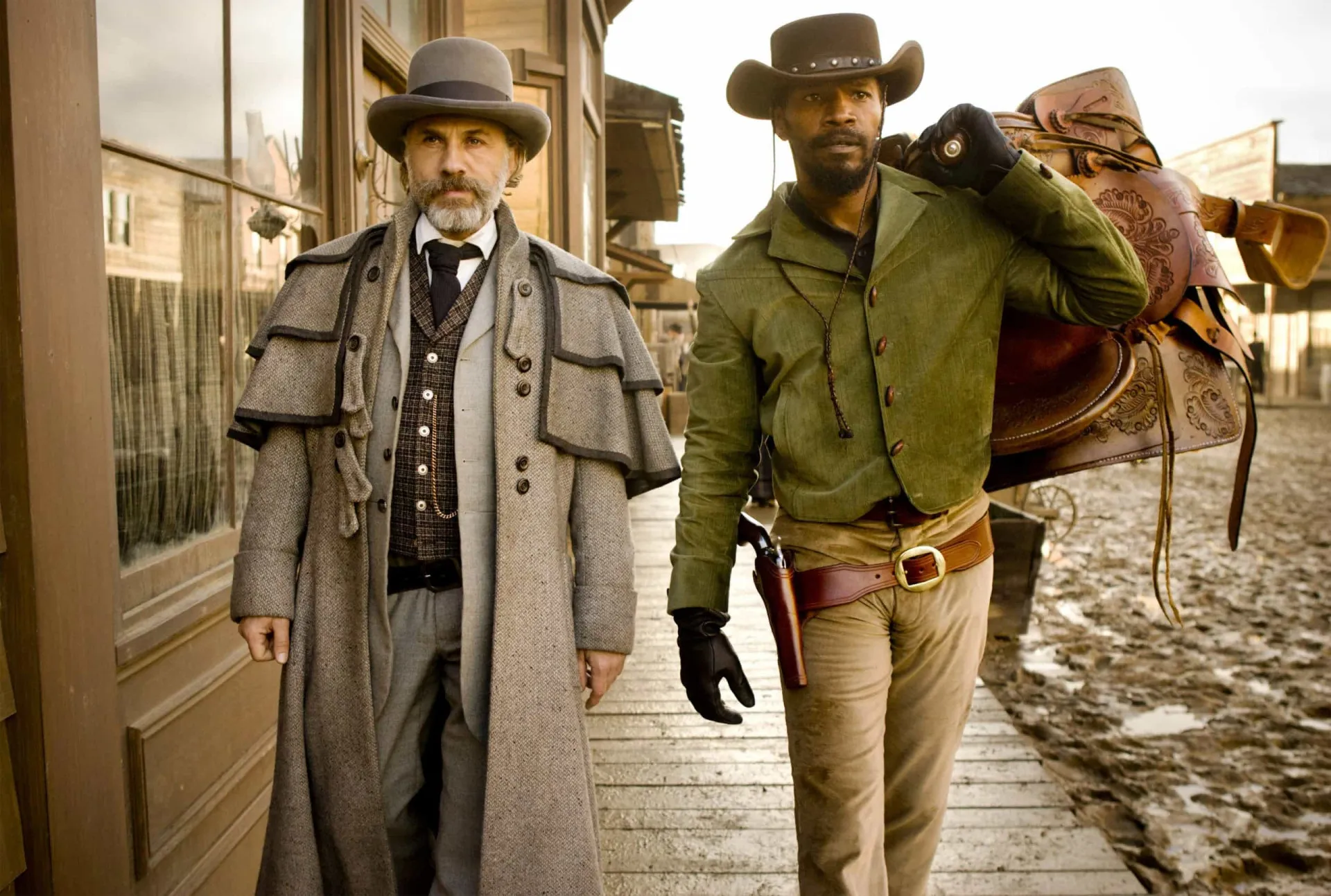 Jamie Foxx como Django no filme 'Django Livre' de Quentin Tarantino.