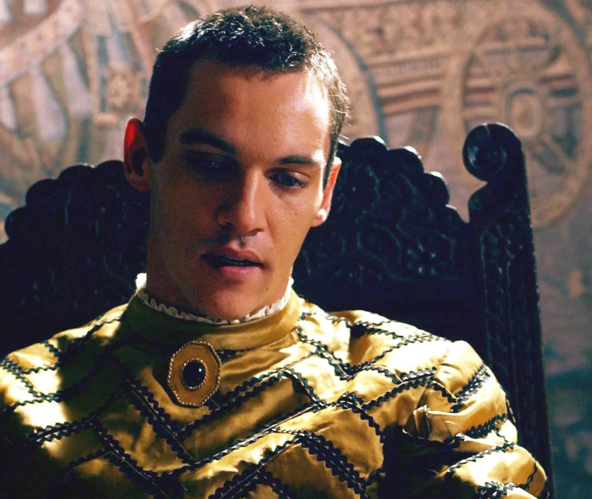 Jonathan Rhys Meyers como o Rei Henrique VIII na série 'The Tudors'.