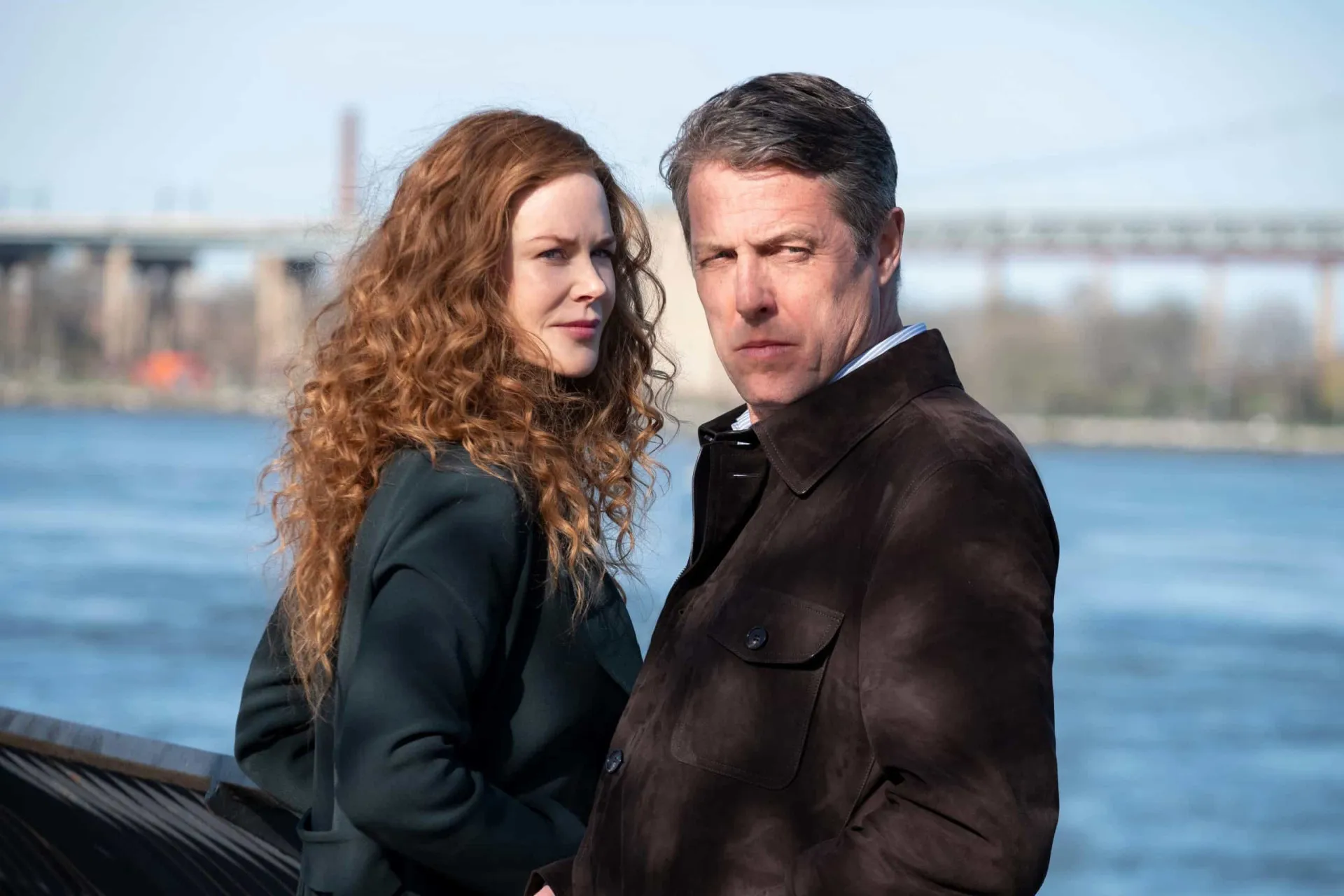 Nicole Kidman com cabelos ruivos e cacheados na minissérie da HBO 'The Undoing'.