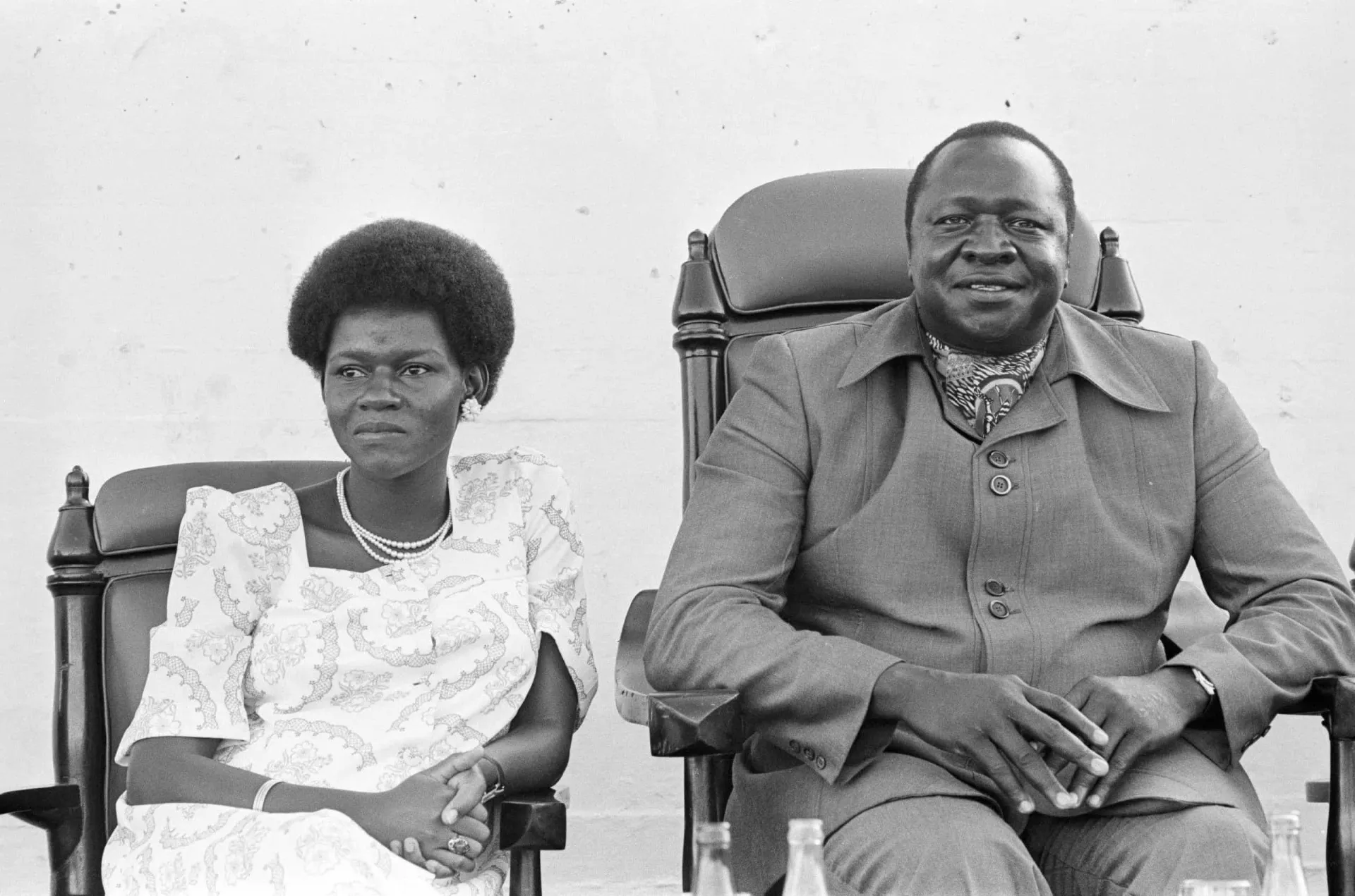 Sarah Kyolaba, uma das seis esposas do polígamo ditador de Uganda, Idi Amin.