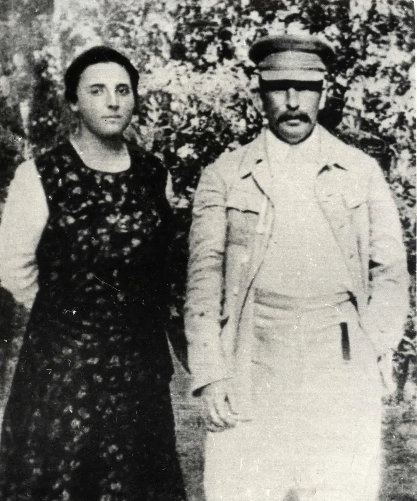 Nadezhda Alliluyeva, a jovem segunda esposa de Joseph Stalin.