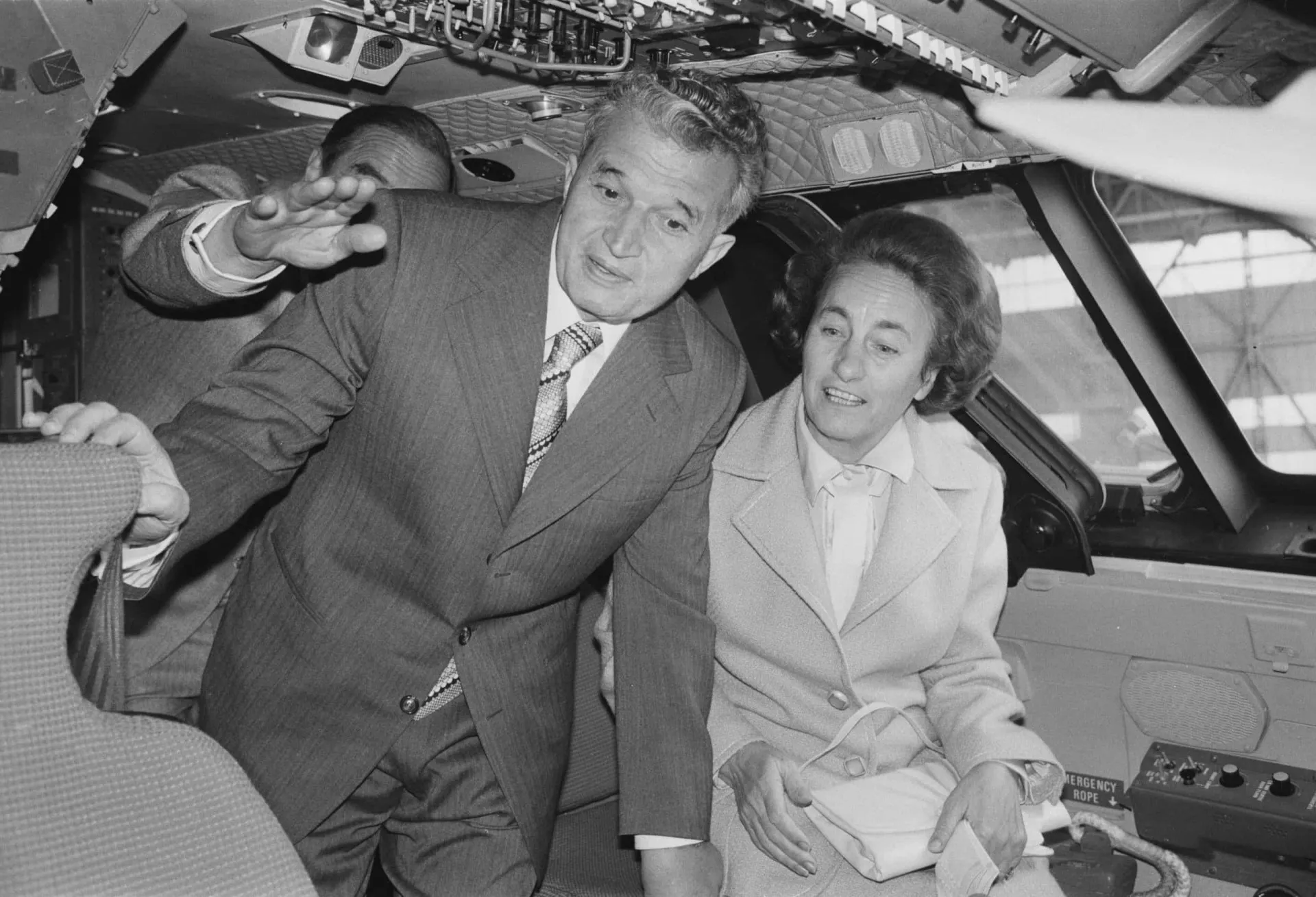 Elena Ceaușescu, esposa do ditador romeno Nicolae Ceaușescu.