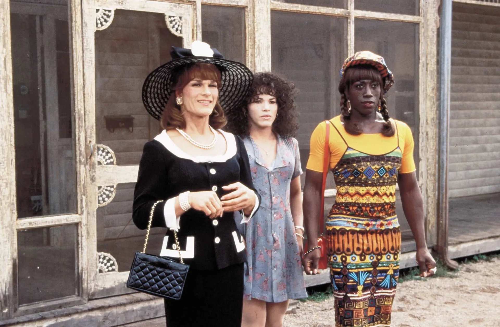 Patrick Swayze como a drag queen Vida Boheme no filme 'Para Wong Foo'