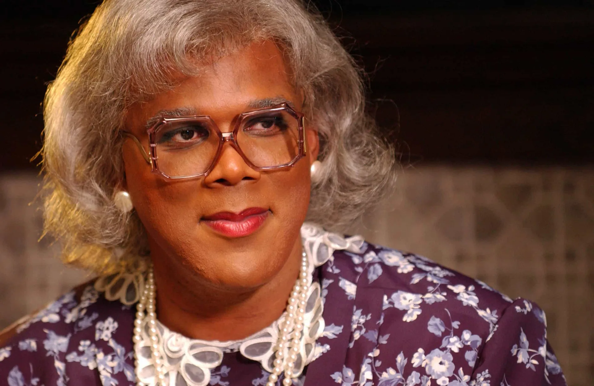 Tyler Perry como sua personagem mais famosa, a matriarca Madea Simmons