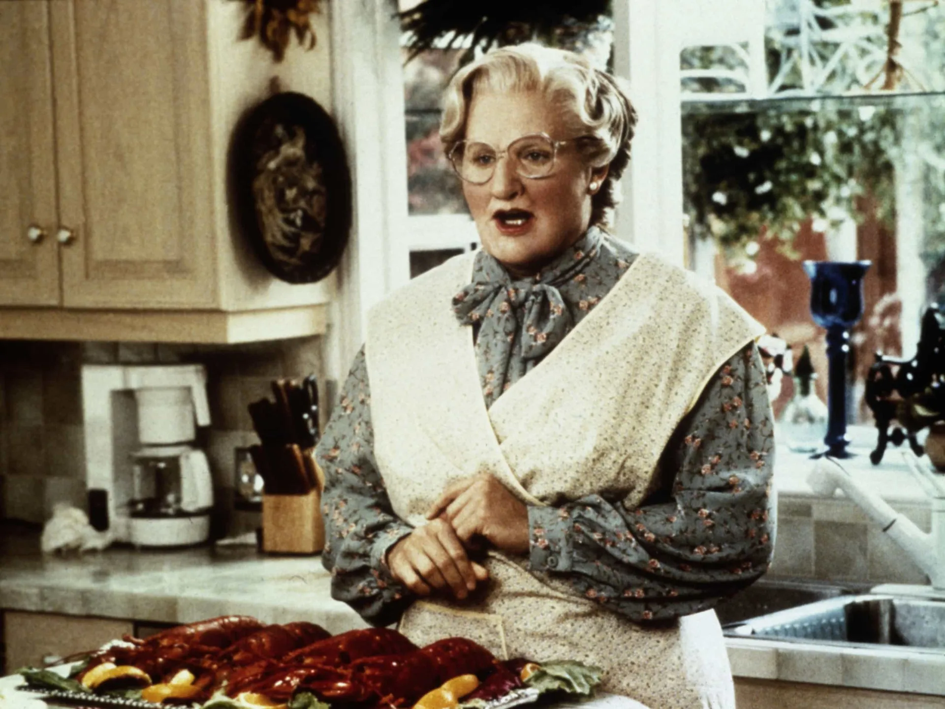 O saudoso Robin Williams como a inesquecível 'Uma Babá Quase Perfeita'