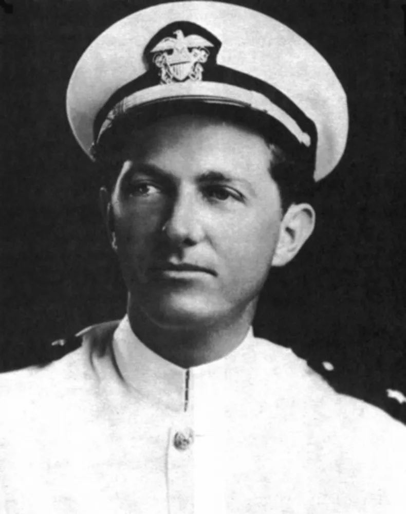 Retrato do Tenente Charles Carroll Taylor, o líder experiente do Voo 19.