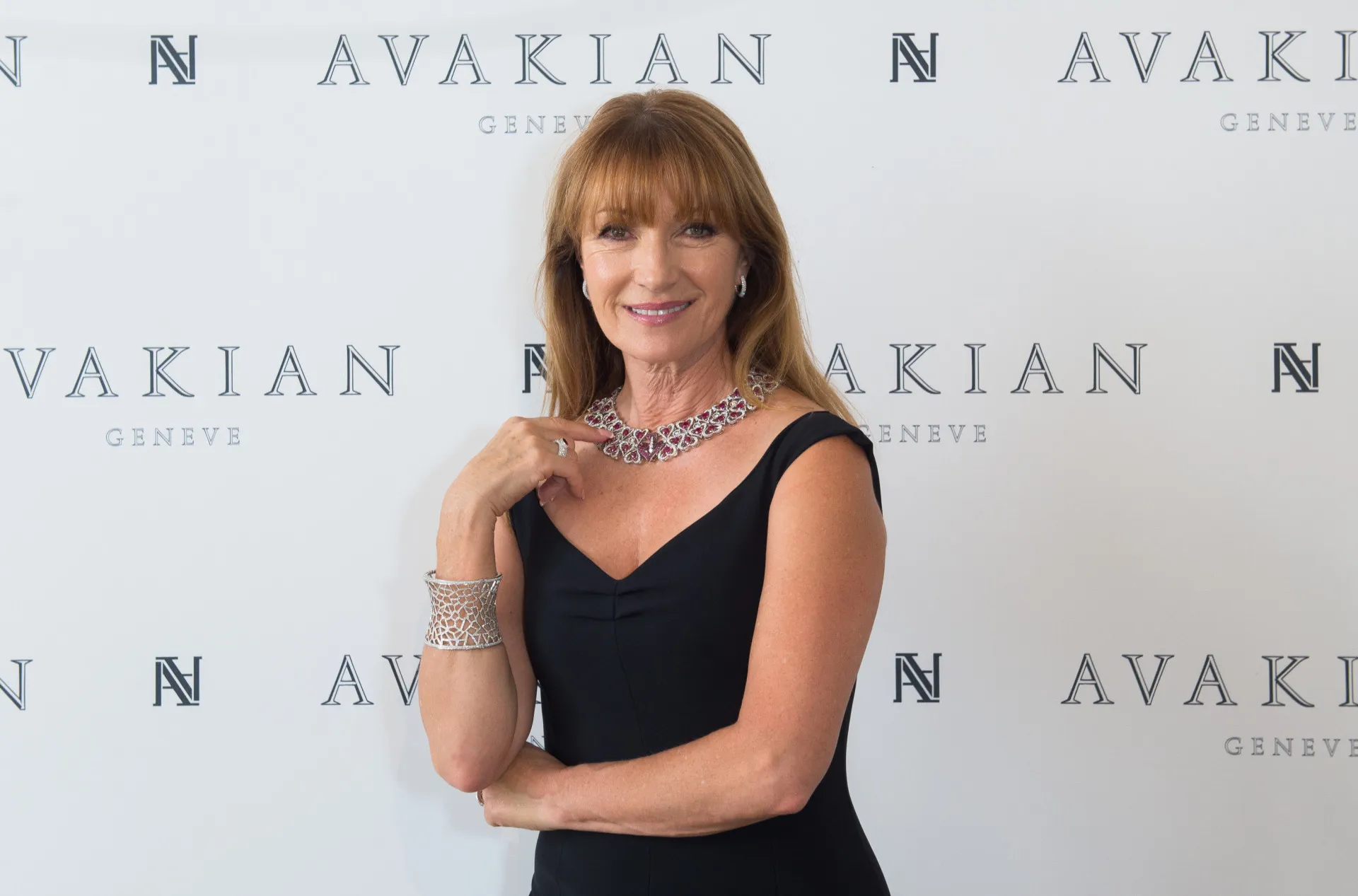 Jane Seymour em uma foto mais recente, mantendo sua elegância e charme.
