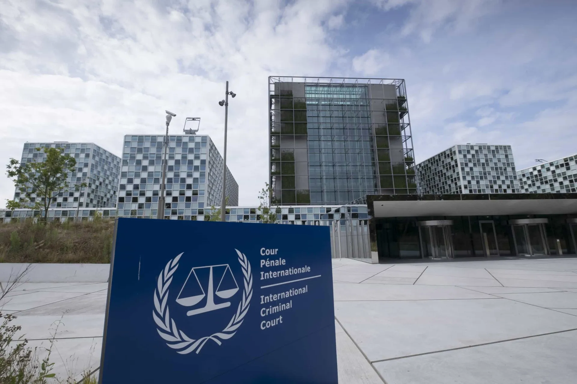 A fachada do Tribunal Penal Internacional (TPI) em Haia, na Holanda.