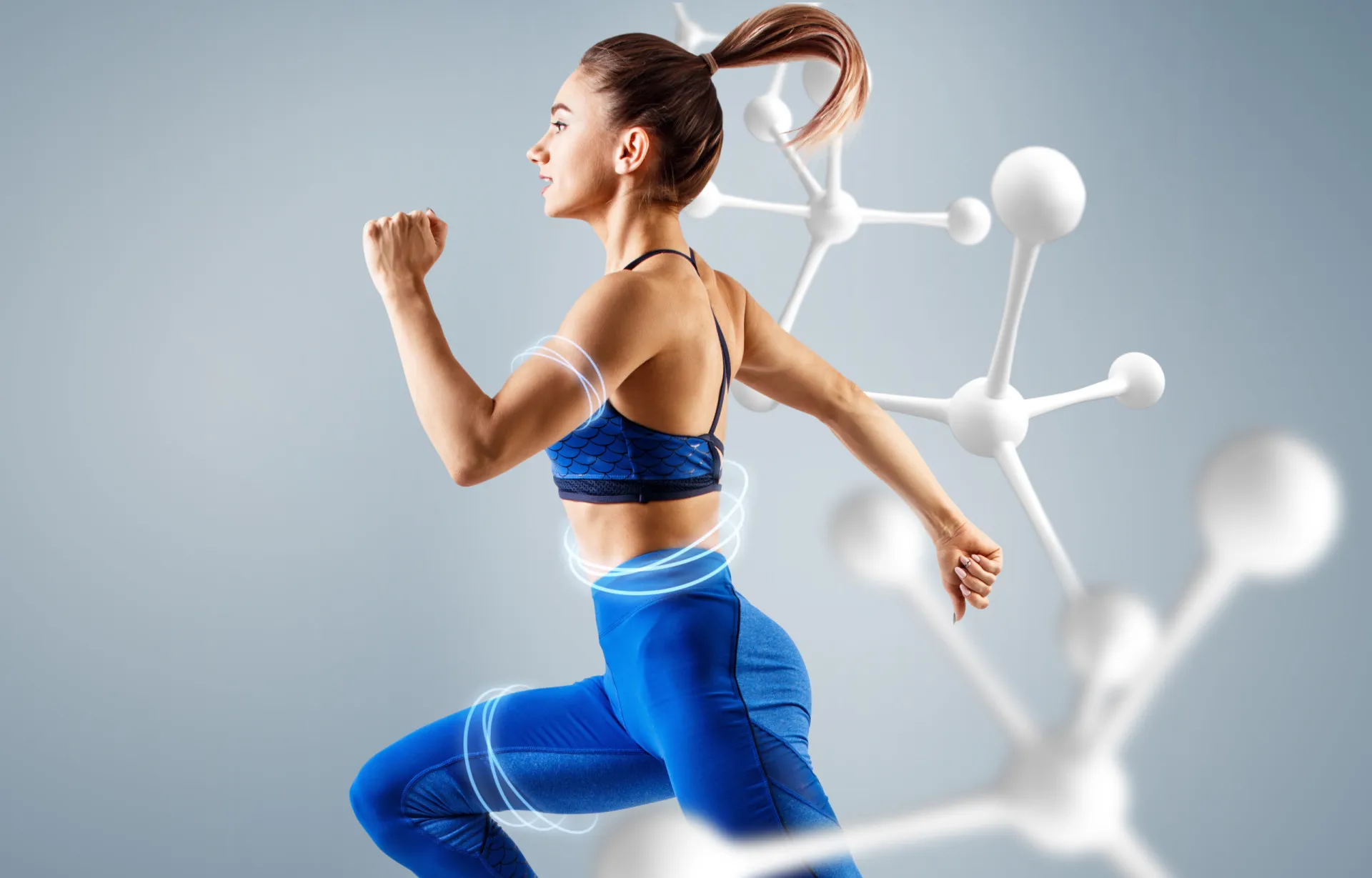 Gráfico mostrando uma linha de energia caindo, simbolizando o metabolismo lento.