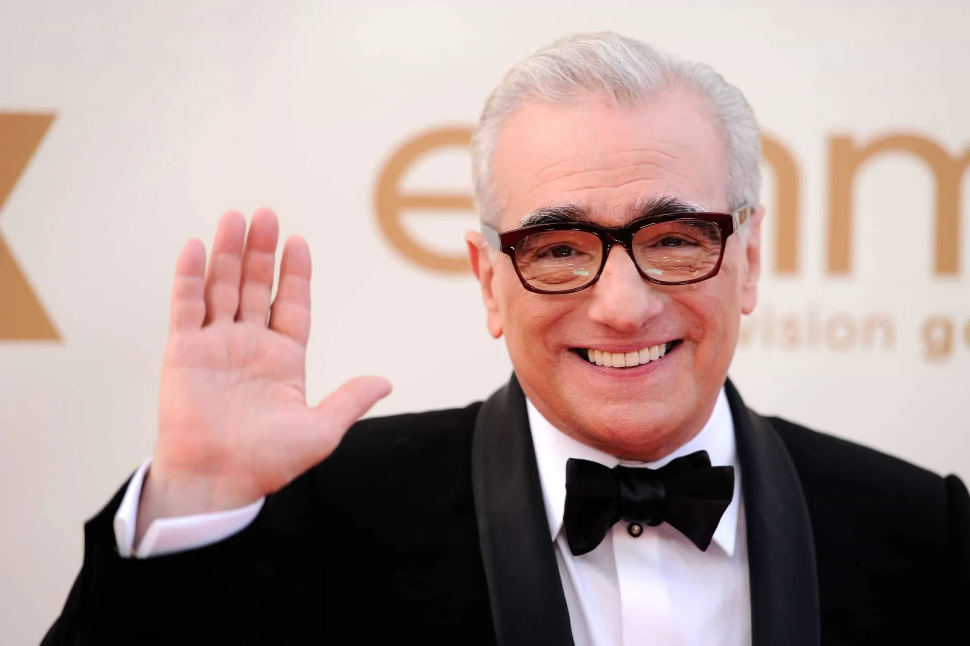 O diretor Martin Scorsese com seus óculos característicos em um evento de cinema.