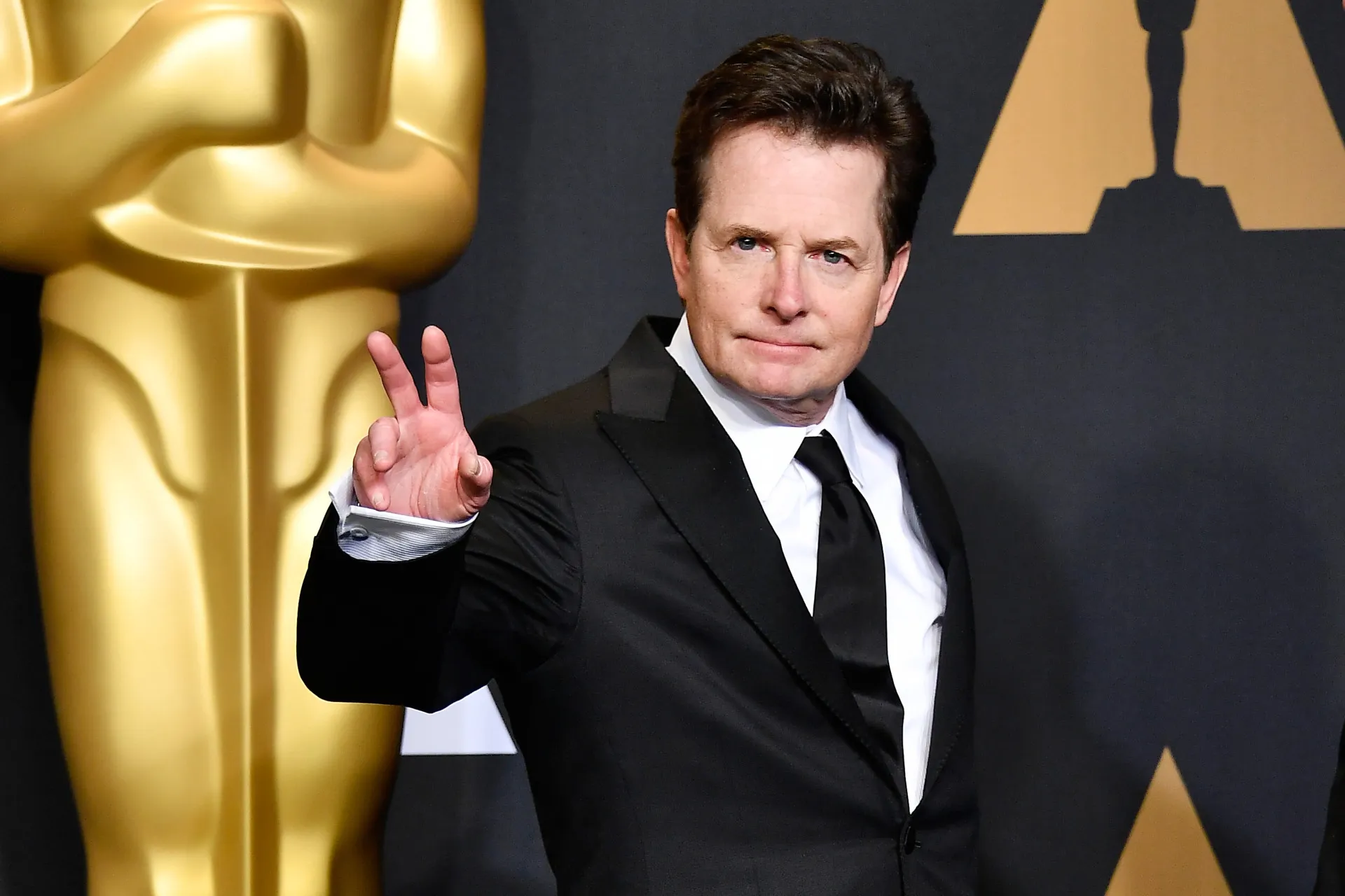 O ator Michael J. Fox, o eterno Marty McFly de 'De Volta Para o Futuro'.