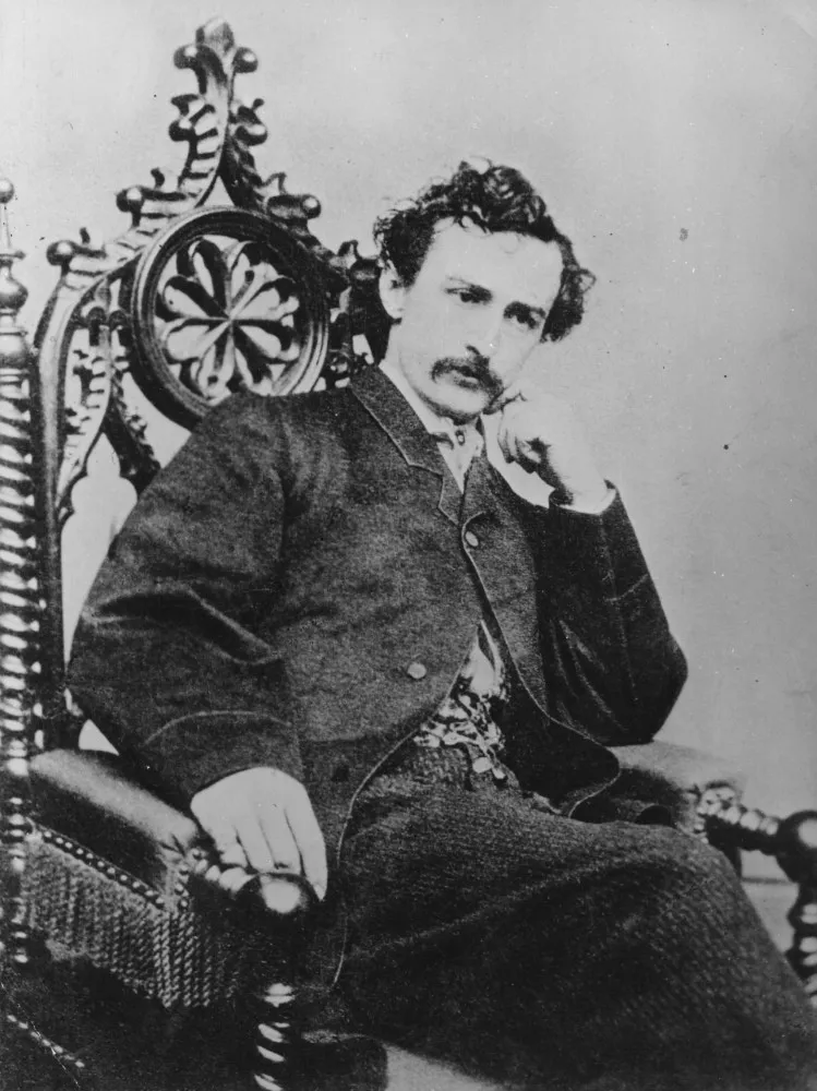 John Wilkes Booth, o ator que assassinou o presidente Abraham Lincoln.