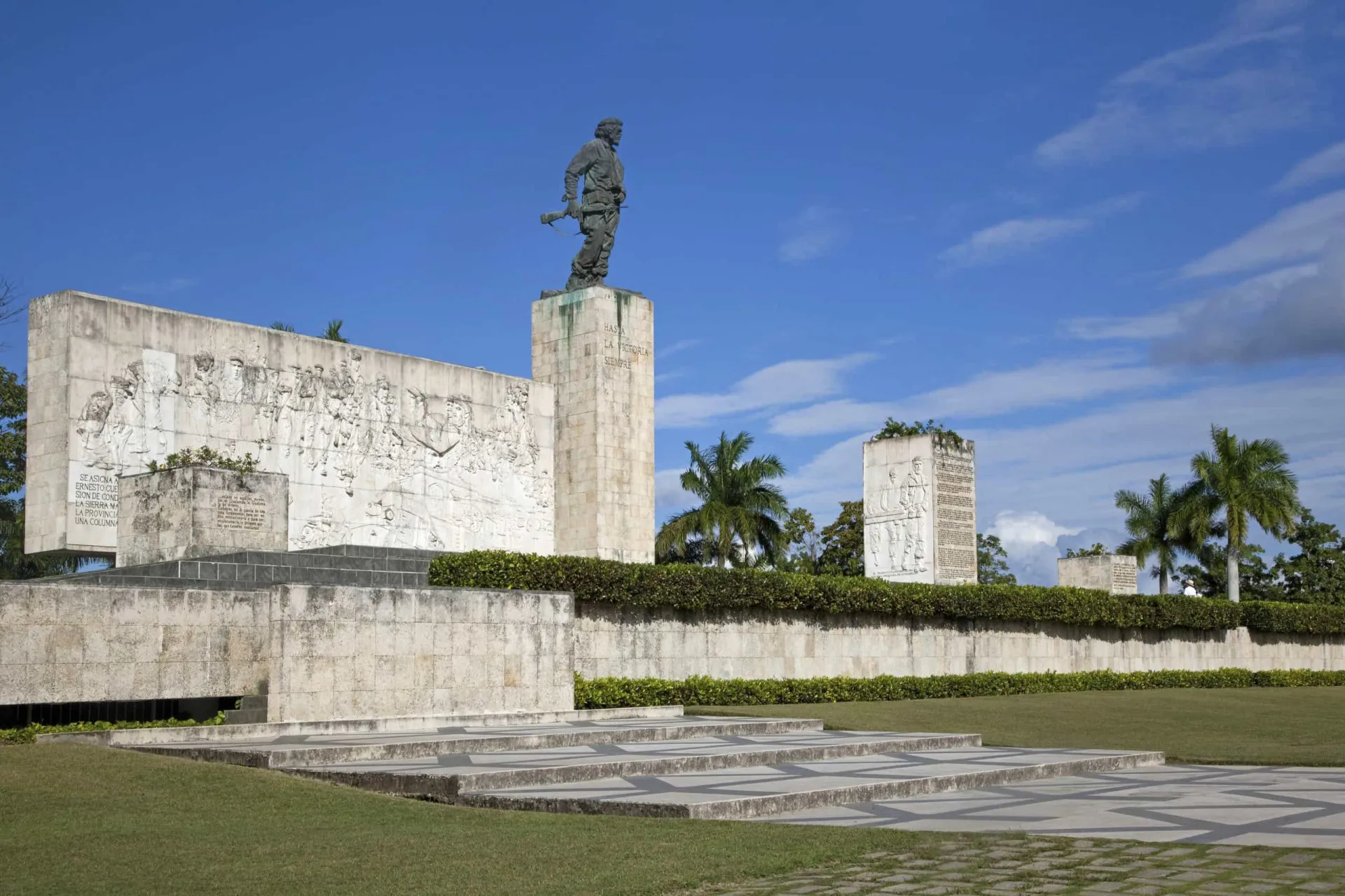 O imponente Mausoléu de Che Guevara em Santa Clara, Cuba.