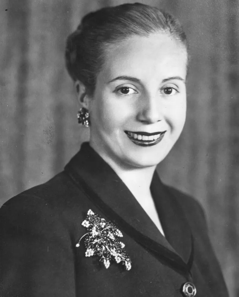Eva Perón, ou Evita, a icônica primeira-dama da Argentina.