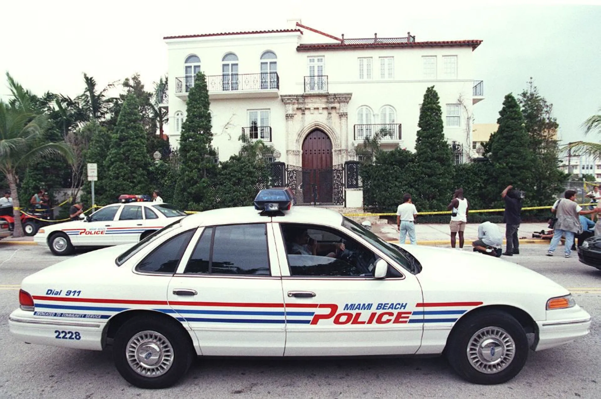 A famosa mansão de Gianni Versace em Ocean Drive, Miami.