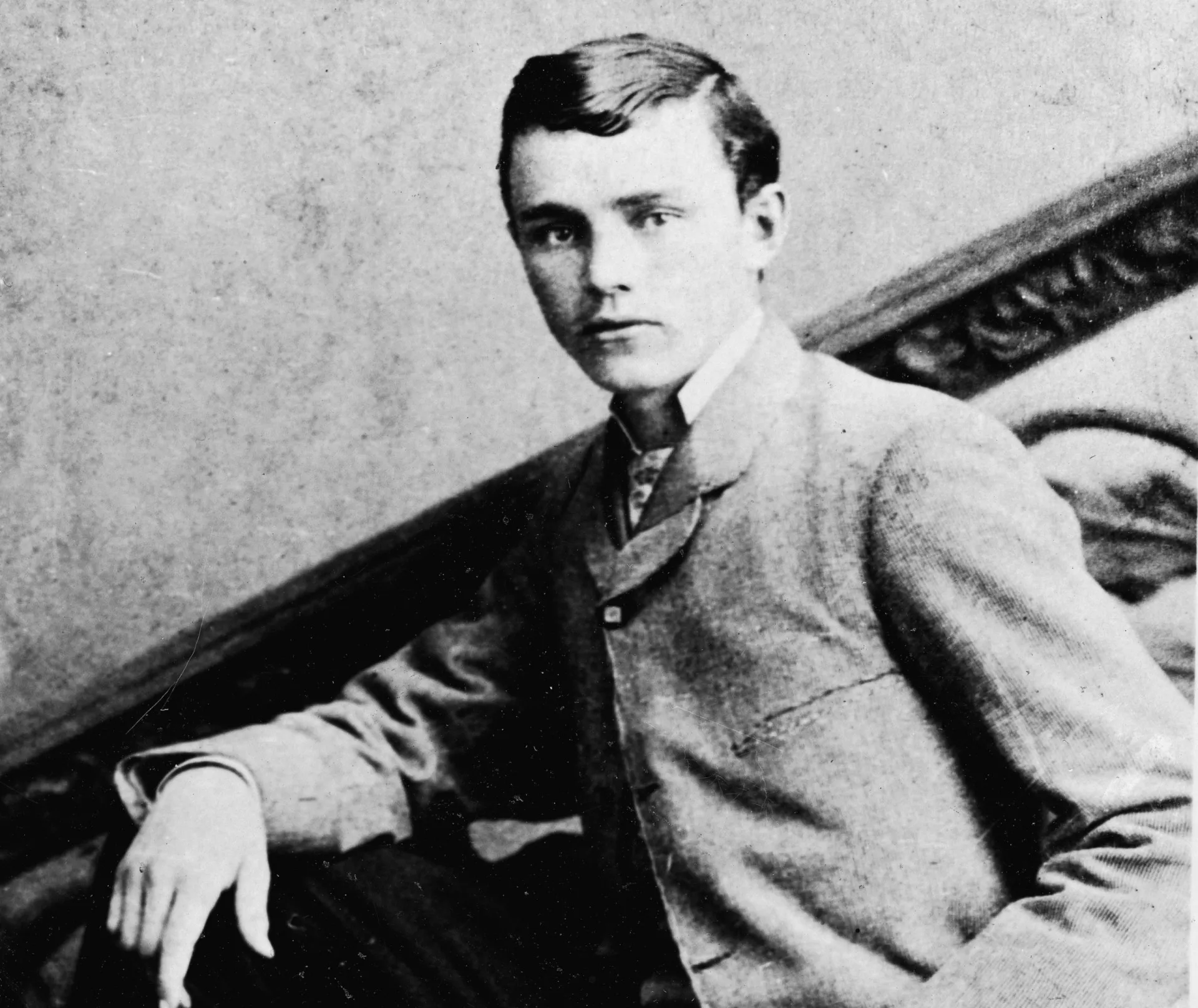 Ilustração da morte de Jesse James, baleado enquanto arrumava um quadro.