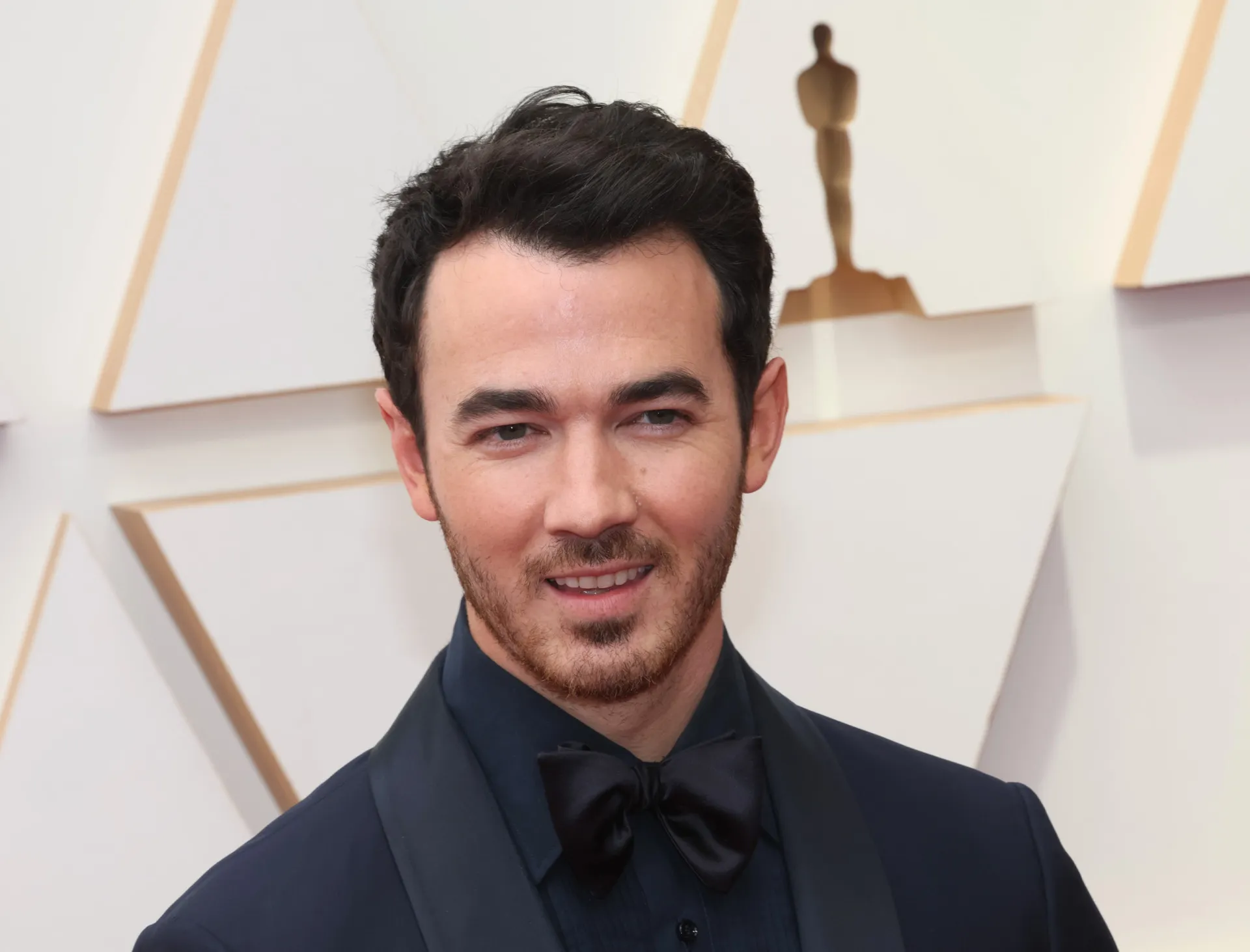 Kevin Jonas, o mais velho dos Jonas Brothers, em um evento musical.