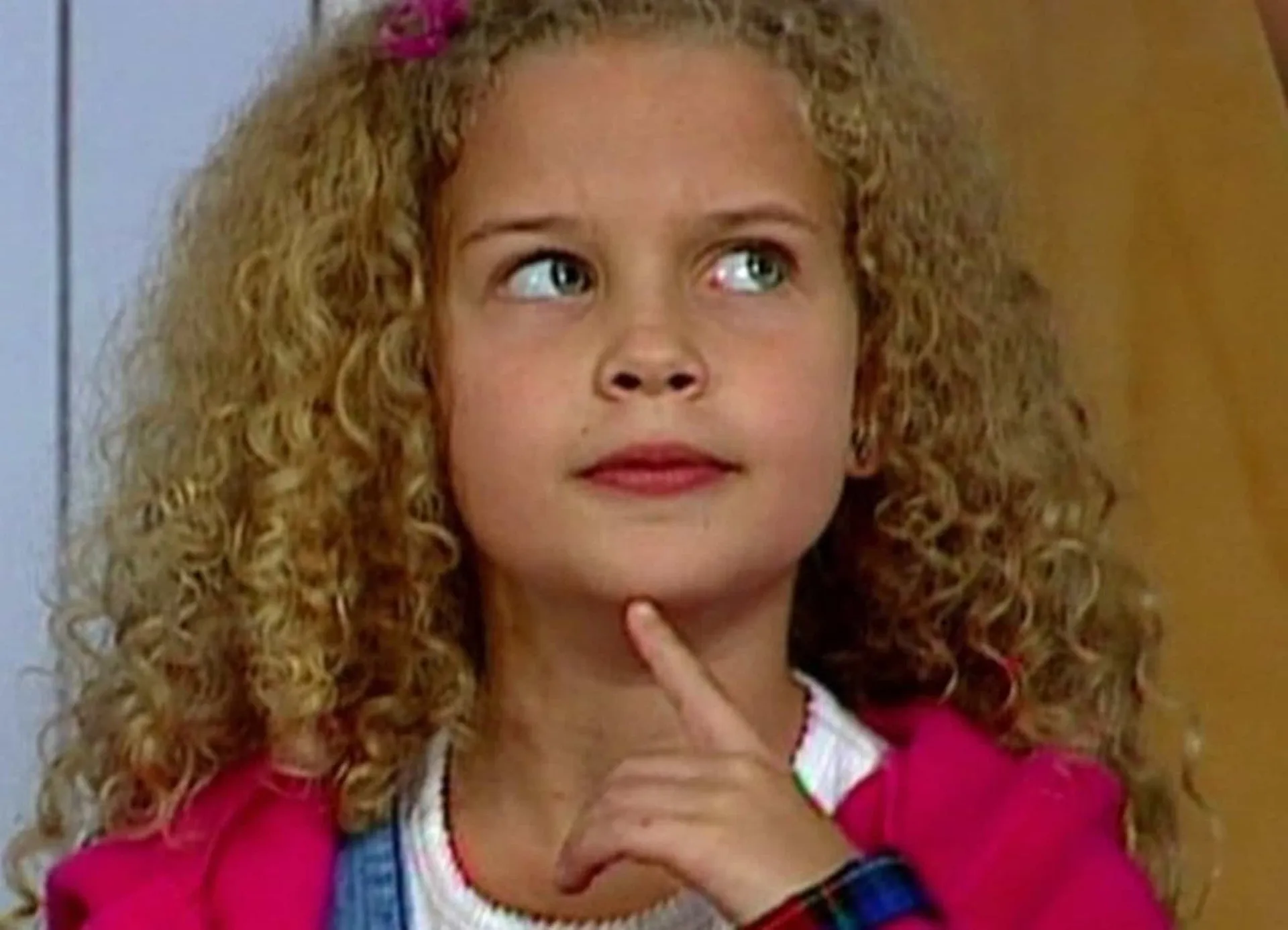 Debby Lagranha quando era criança, na época do programa 'Turma do Didi'.