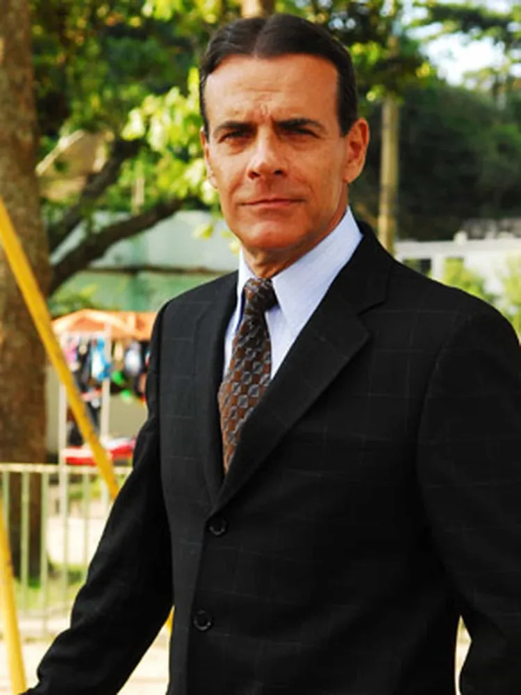 Montagem de fotos do ator Mário Gomes, em sua juventude e mais recentemente.