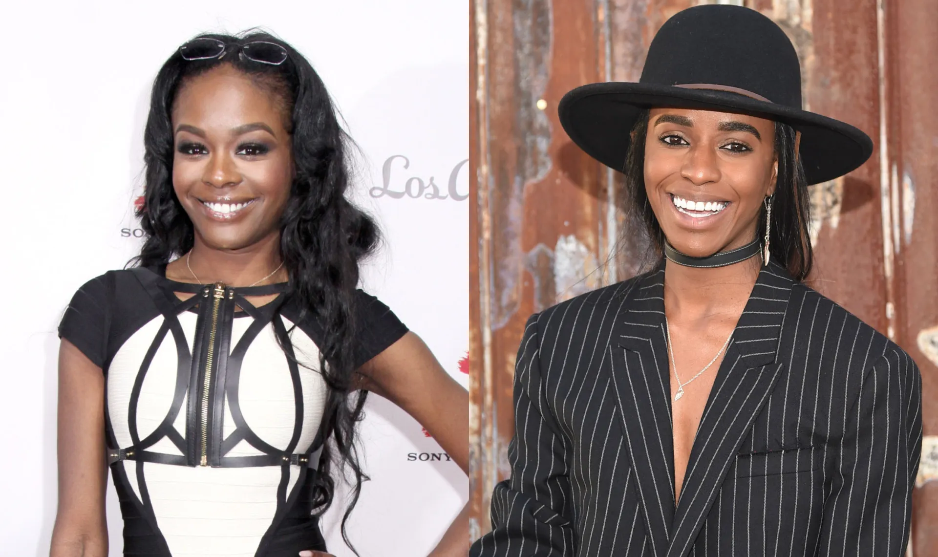 A rapper Azealia Banks em uma pose ousada durante uma sessão de fotos.