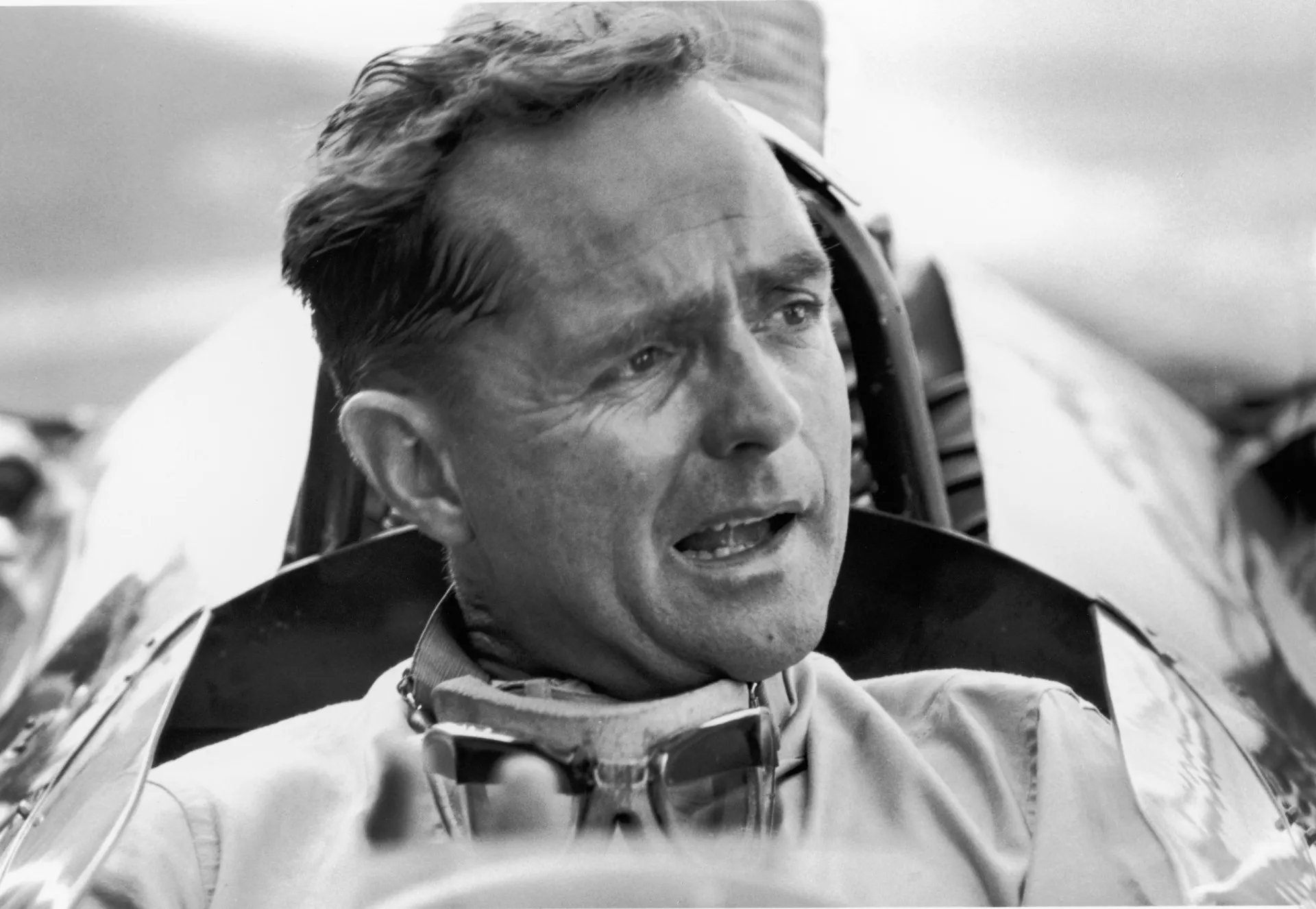 Phil Hill, o único piloto nascido nos EUA a se tornar campeão mundial de Fórmula 1.