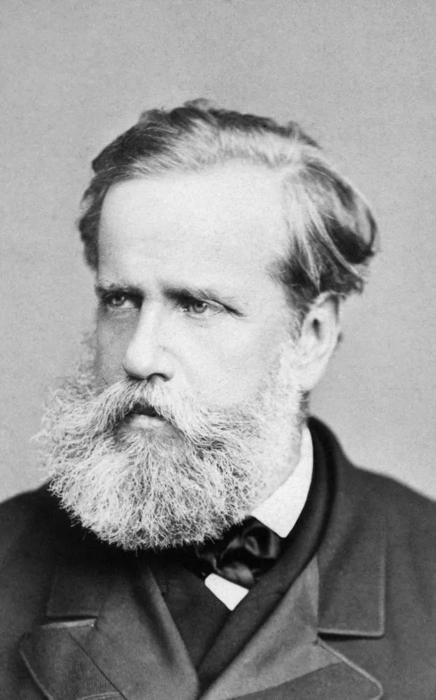 Retrato de Dom Pedro II, o último imperador do Brasil, com uma expressão melancólica.