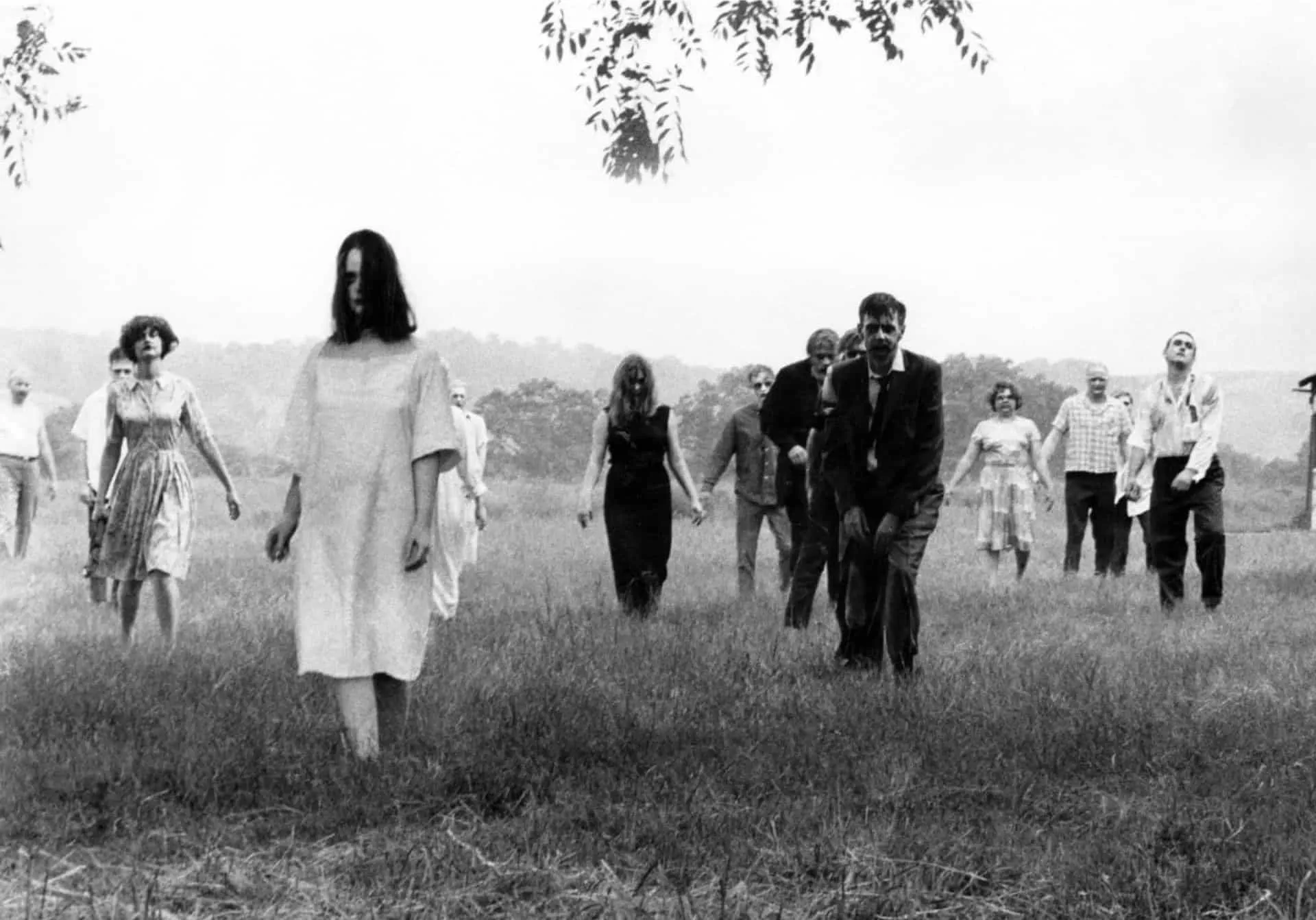 Um zumbi do filme clássico 'A Noite dos Mortos-Vivos' de 1968.