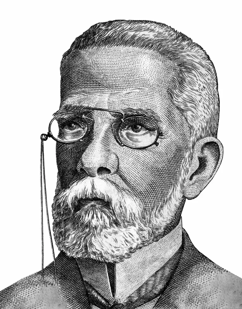 Retrato de Machado de Assis, um dos maiores escritores da literatura brasileira.