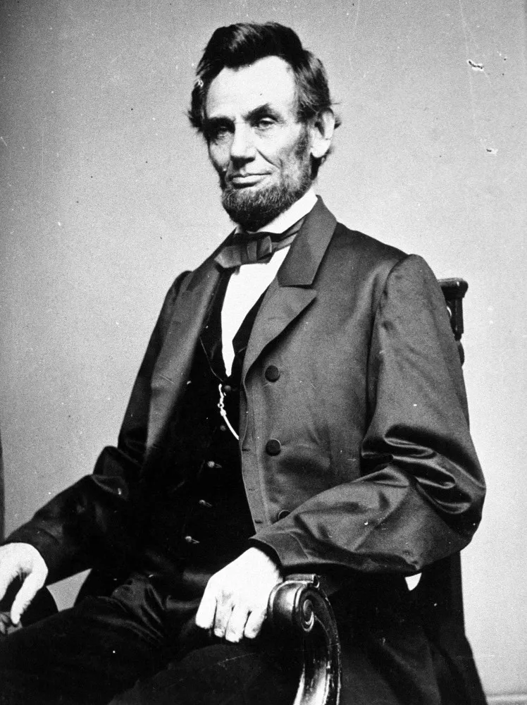 Abraham Lincoln, o 16º presidente dos EUA, conhecido por sua liderança durante a Guerra Civil.